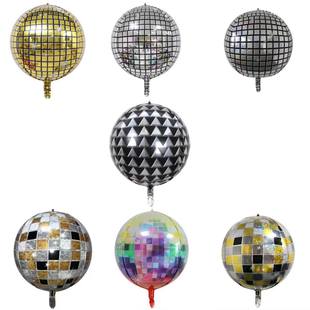Amazon cross-border 10 inch 18 inch 22 inch 32 inch 4D laser disco disco aluminum foil balloon