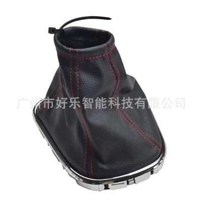 2012 shift knob | Cab and accessories - sk-chevy42-black-leather-red-thread-set
