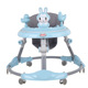 Blue ordinary wheel + music toy plate
