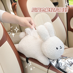 車のティッシュの箱のアイデアのぬいぐるみ車の多機能の吊り式の引き出し箱の漫画の手すりの箱の自動車のティッシュは引き出します。