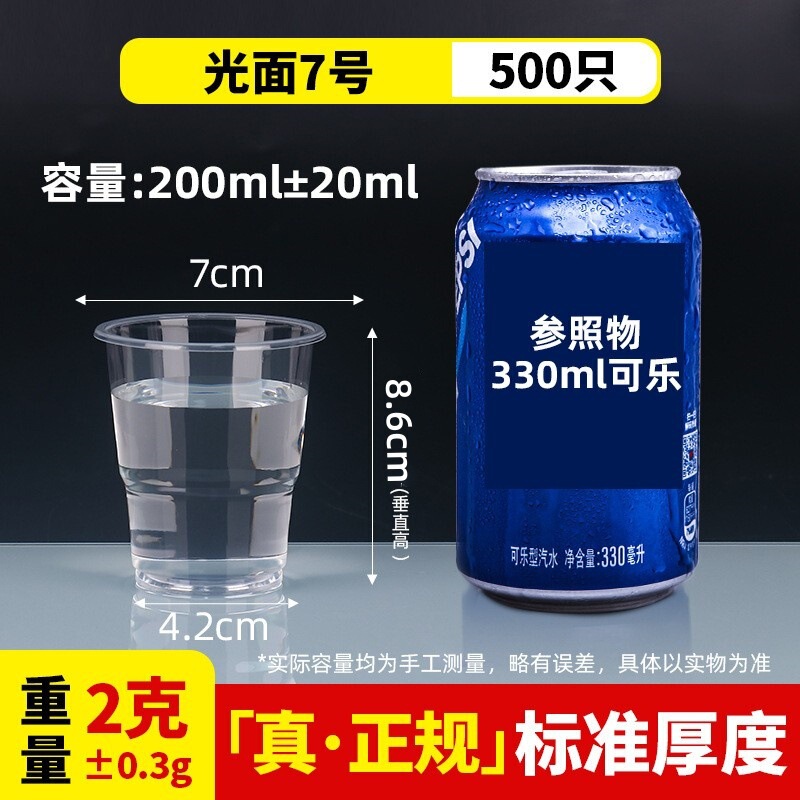 耀康の使い捨てのコップのプラスチックの杯は厚くて透明な家庭用の食事用の箱の卸売りの飲み物の結婚の航空のコップを厚くします。|undefined