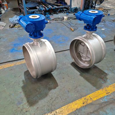 【厂家直销】手动不锈钢焊接蝶阀D363H-25P DN800 DN1000高品质|ms