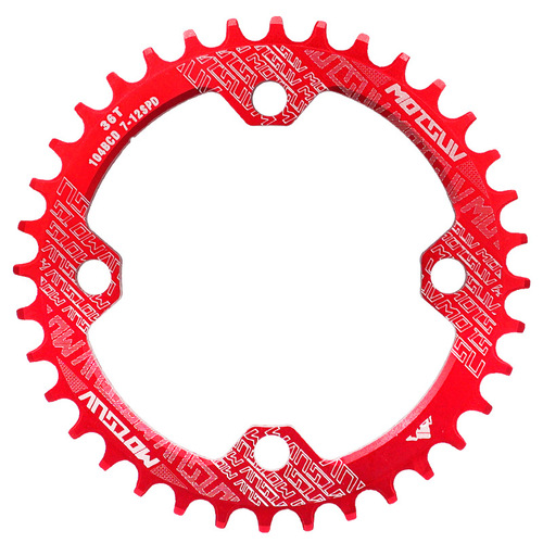 MOTSUV mountain bike sprocket single-speed positive and negative gear disc 104BCD single disc 32T34T36T gear disc
