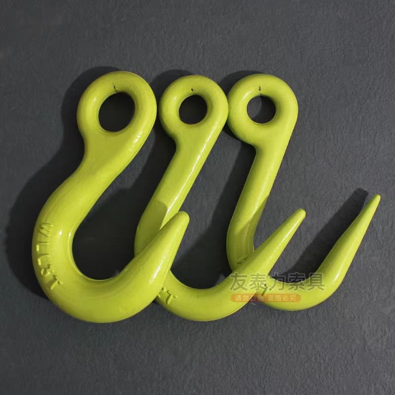 钢管钩起重吊钩尖嘴钩吊装钩子勾子宽口吊钩大开口吊钩