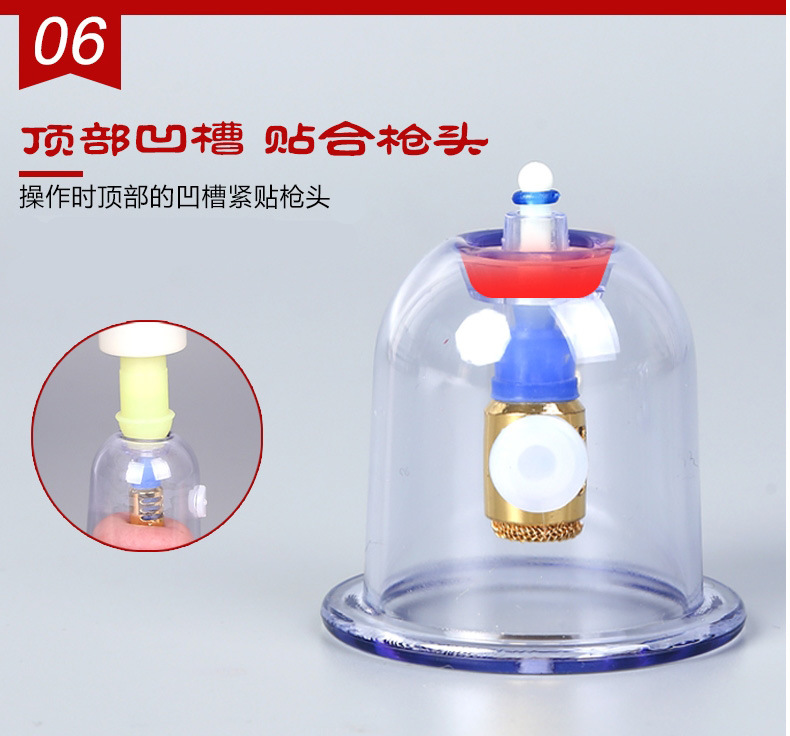 Traditional Chinese Medicine Qi and Blood Cupping Device, Air Extraction 27-Cup Set for Home Self-Care detail image
