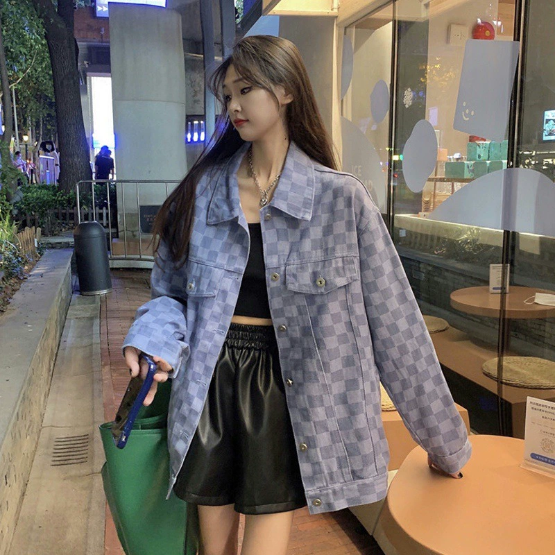 Denim spring demi-season jacket