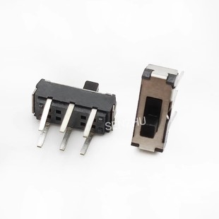 Pull Switch Msk-04-G4 2 Rows 2 Gears 2P2T Six-Pin Vertical Straight Plug Black Handle Mini Switch Plug-In