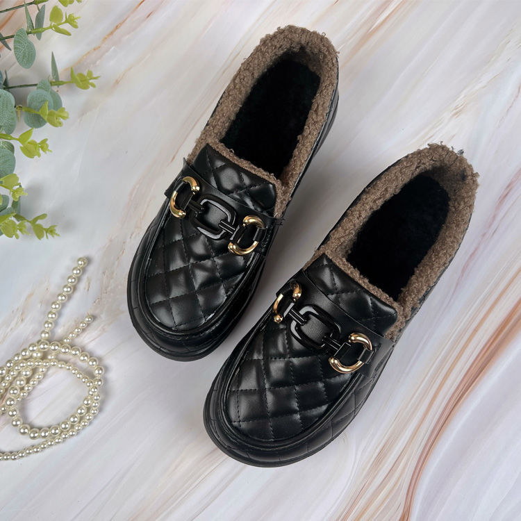Invierno nuevo calentamiento de terciopelo de moda zapatos de soja antideslizantes de mujer zapatos de algodón super suaves de mujer zapatos de algodón casuales de mujer