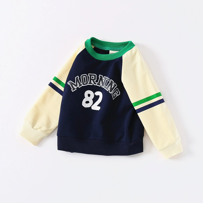 Children's spring sweatshirt for boys for leisure, Korean style, children's clothing