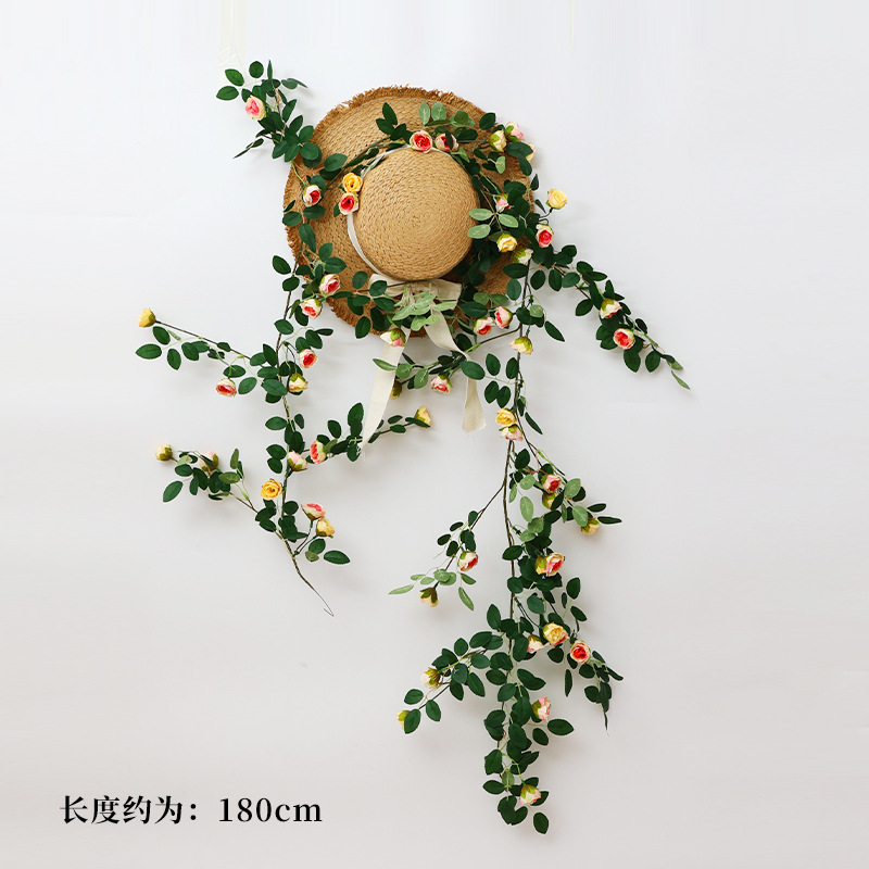 와이어 로즈 스틱 (노란색 + 샴페인)