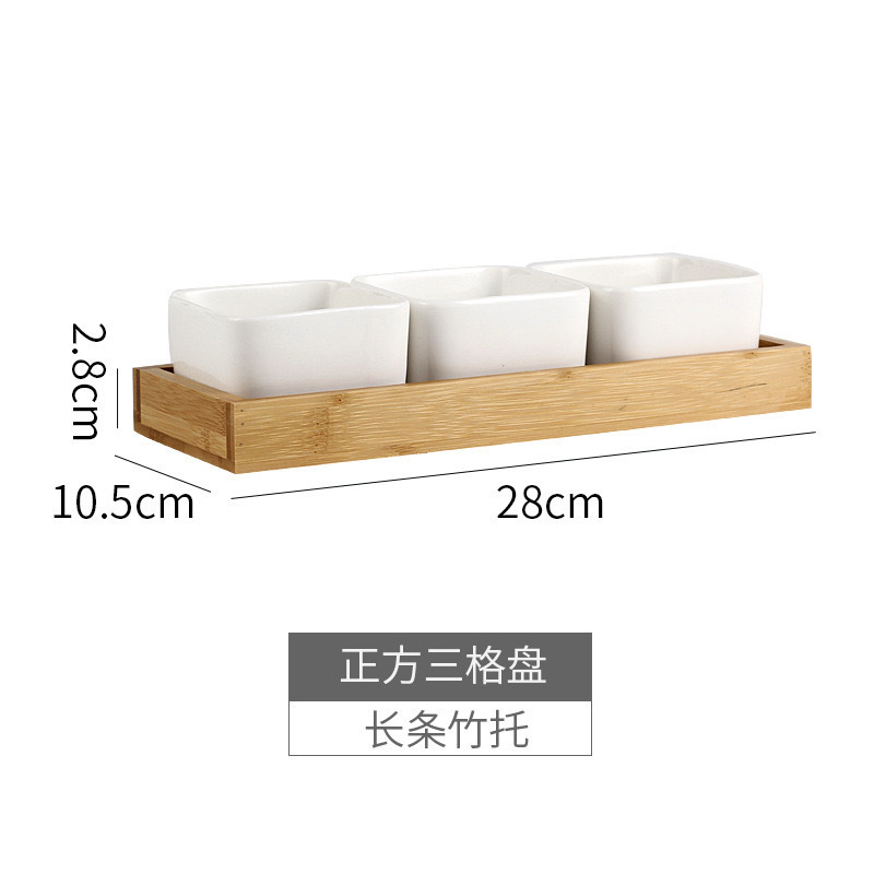 家用蒸箱专用陶瓷碗零食小方碗长方碗火锅蘸料碗蒸碗甜点碗家用|undefined