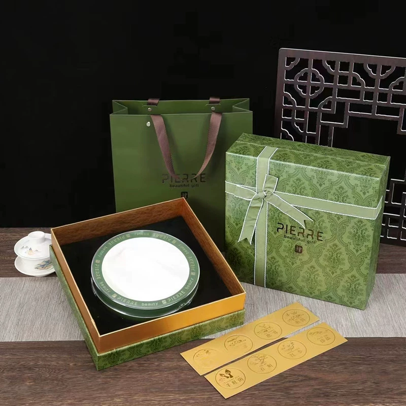 Новый зеленый универсальный продукт здравоохранения Подарочная коробка Птичье гнездо Кордицепс морской огурец американский женьшень Dendrobium 4 Упаковочная Коробка С Сокровищами