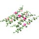 Dollhouse Doll House Mini Garden Scene Flower Strip Flower Vine Artificial Flower Bed Miniature Model Micro Landscape