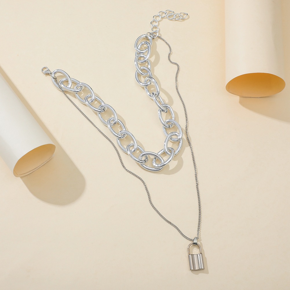 Fashion U Shape Iron Plating Unisex Necklace 1 Piece