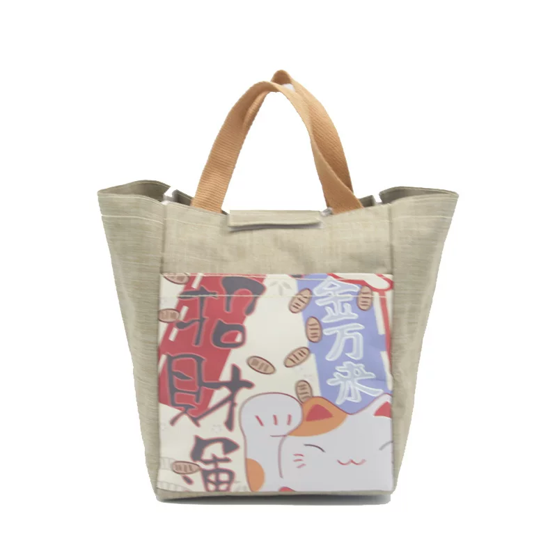 Handheld lunch box, storage bag, capacious thermos, custom-made, food bag, Amazon