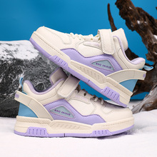 巴拉巴拉男童鞋子运动鞋冬季2024新款儿童加绒保暖板鞋女安特踏步