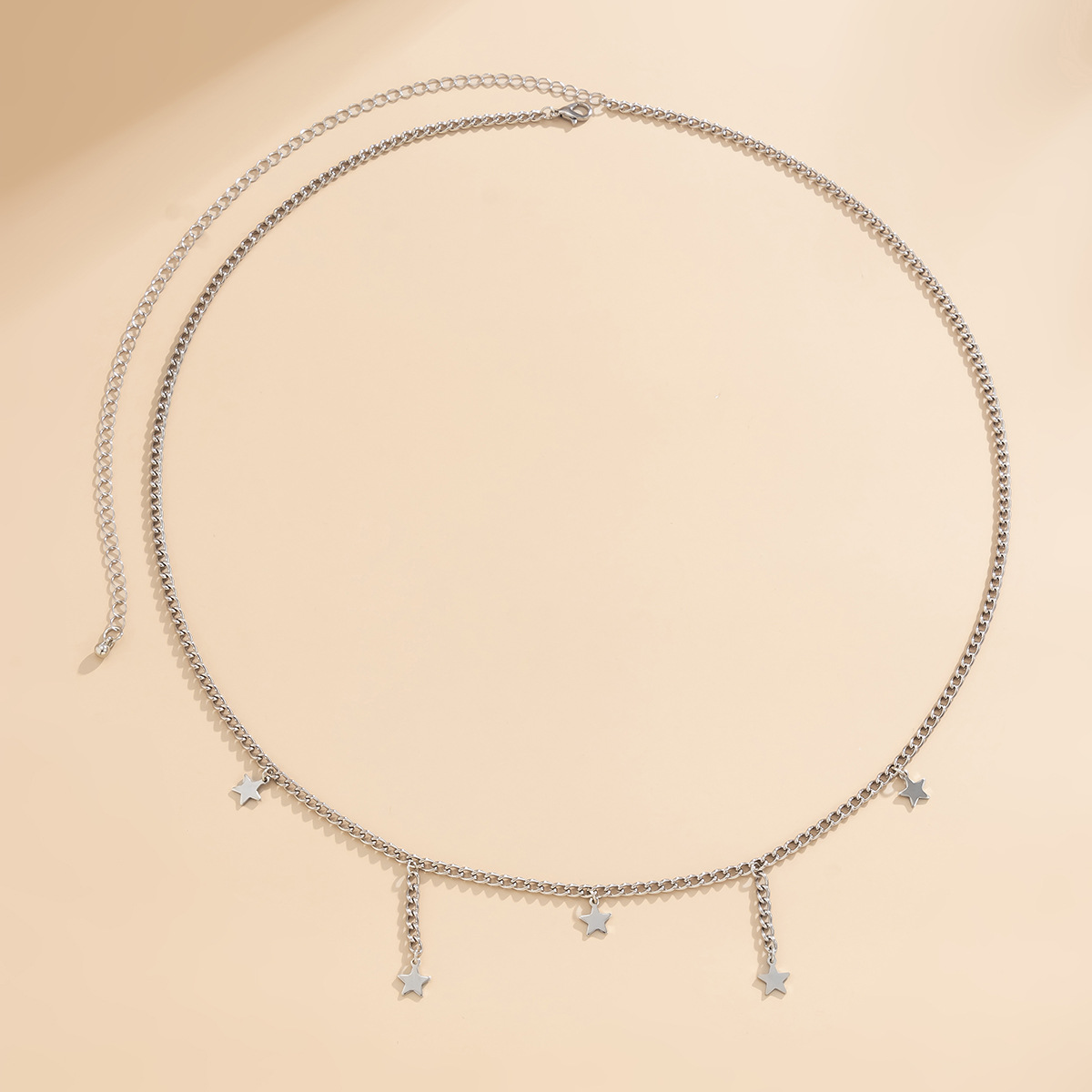 jewelry star tassel hip-hop simple metal alloy waist chain