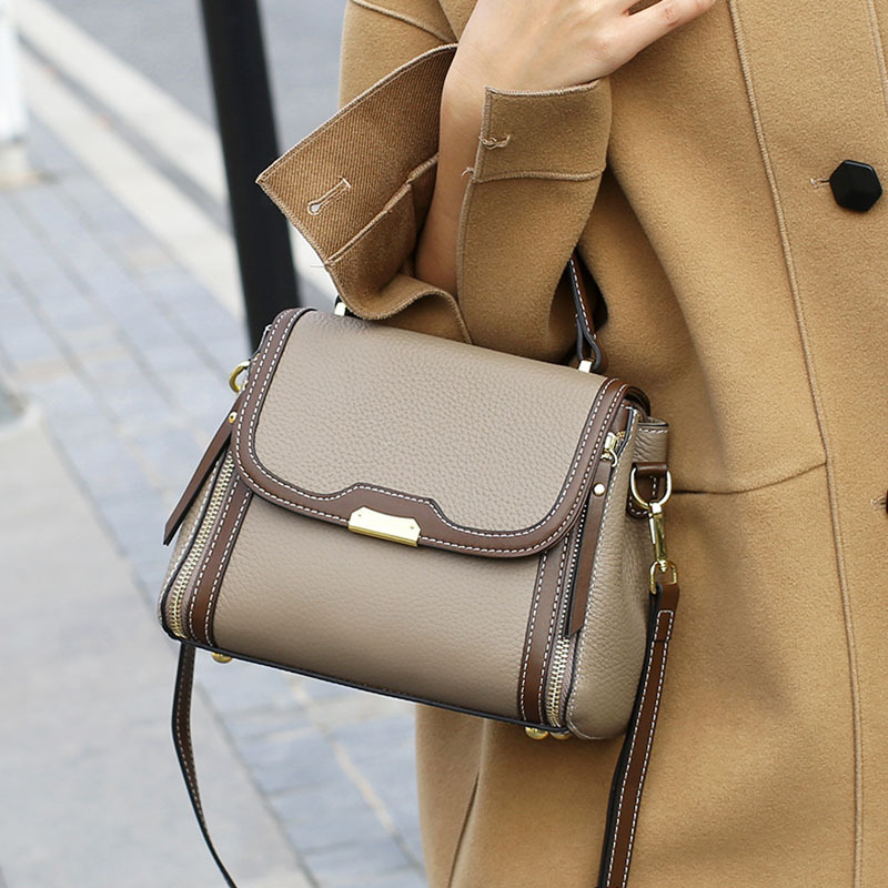 Genuine Leather Women's Crossbody Shoulder Bag Large Capacity_voghion.com