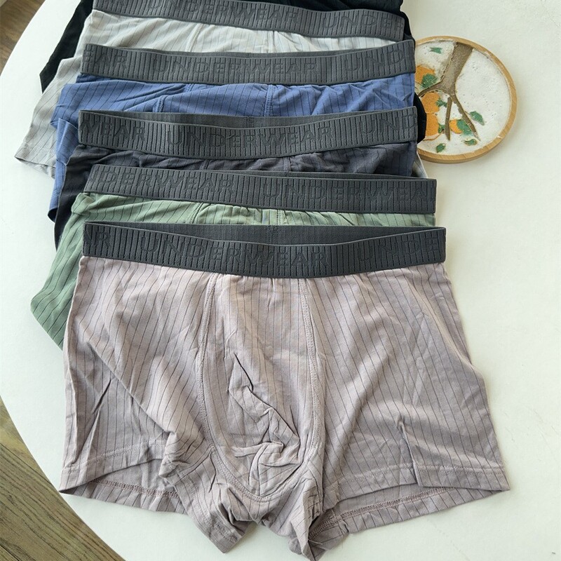 Long-term men's modal boxer underwear wide-brimmed plus size youth boxer pants live supply a generation of hair