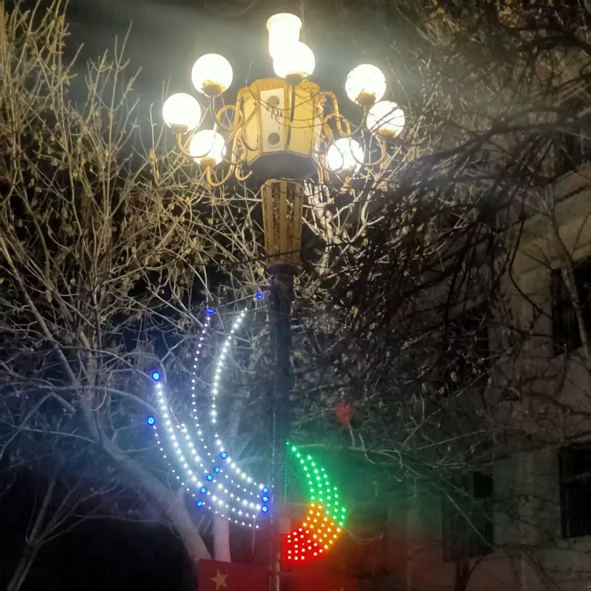 直销平面造型灯路杆灯过街灯跨街灯节日灯道路景观灯布景装饰