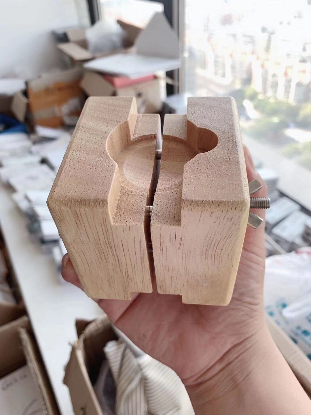 修表工具 加大木座 手表固定座夹表座木表座手表维修固定