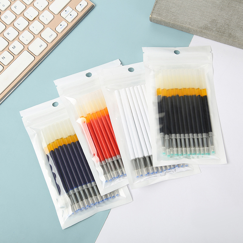 K35 Big Mac Large Capacity Writing Notes Gel Pen Refill Full Needle Tube Bullet One-time Office Use