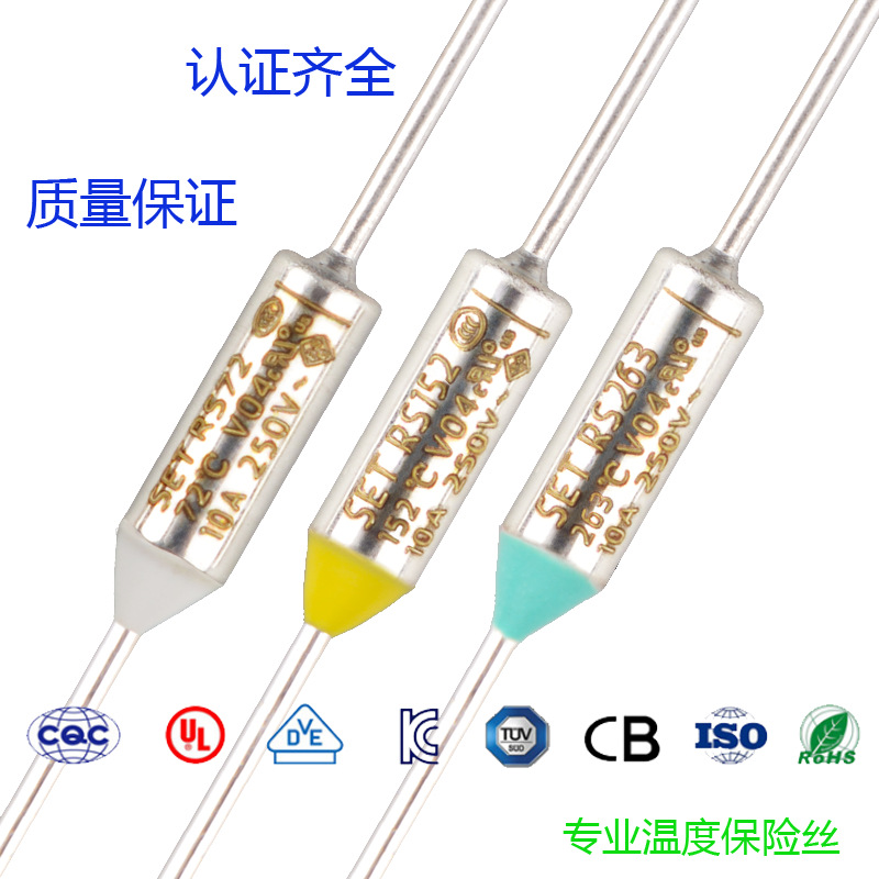 供应RS99 RT99 99度10A 15A 16A 温度保险丝 热熔断器 热保护器