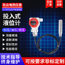 投入式液位计压力变送器水位显示控制静压式超声波液位传感器