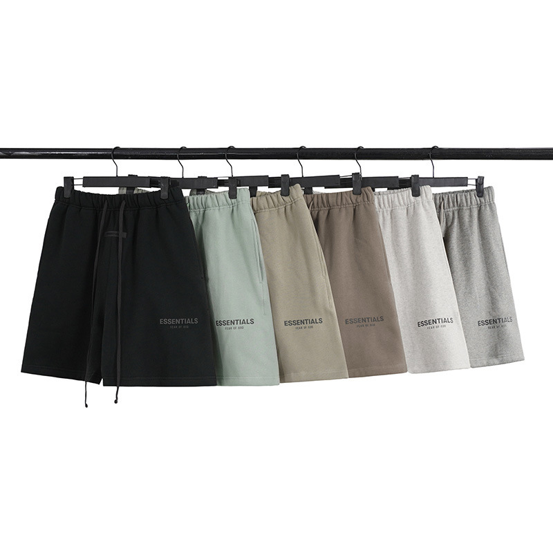 FOG double line ESSENTIALS letter shorts fw21 men's high street drawstring pants fashion brand casual pants