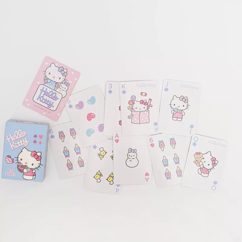 Санрио, Hello Kitty, мультфильм игральные карты