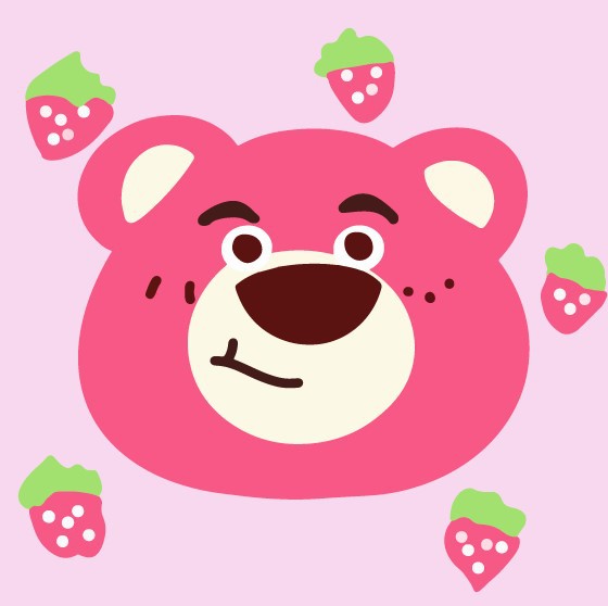 C37 부르고뉴 딸기 곰