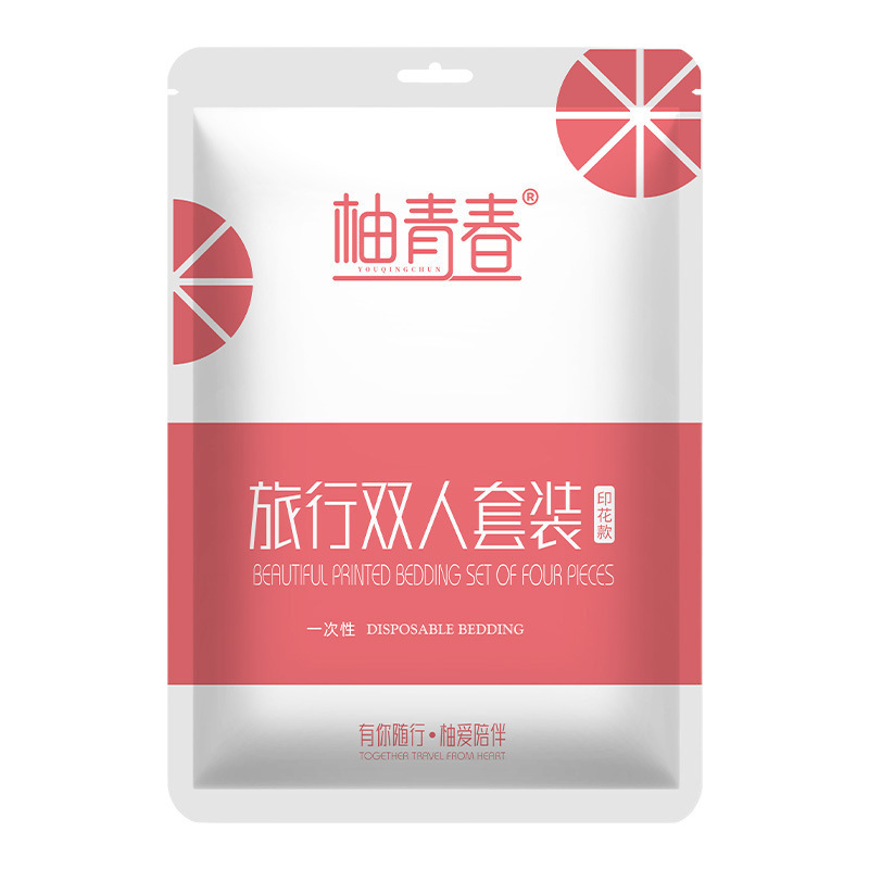 Disposable set for traveling