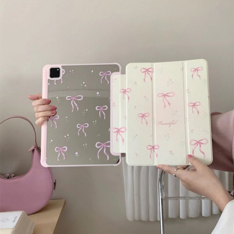 Factory Direct Delivery of Cute Bow-Knot Miffy Rabbit Protective Case for iPad 11Th Generation Tablet with Pen Slot Air7