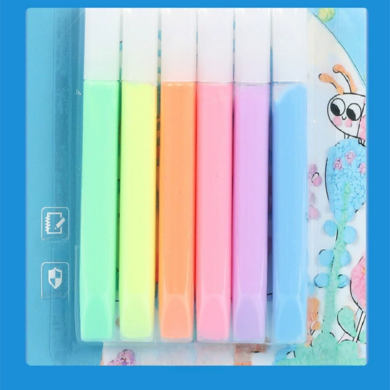  Creative pigment flashing set, glitter powder, postcard, 6 colors, 3D