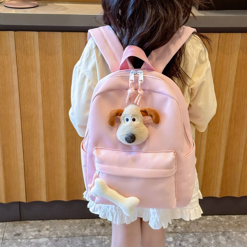 Comercio exterior transfronterizo 2024 nuevo lindo caricatura mochila de perros mochila de tendencia para niños mochila de ocio para estudiantes de primaria doble espalda