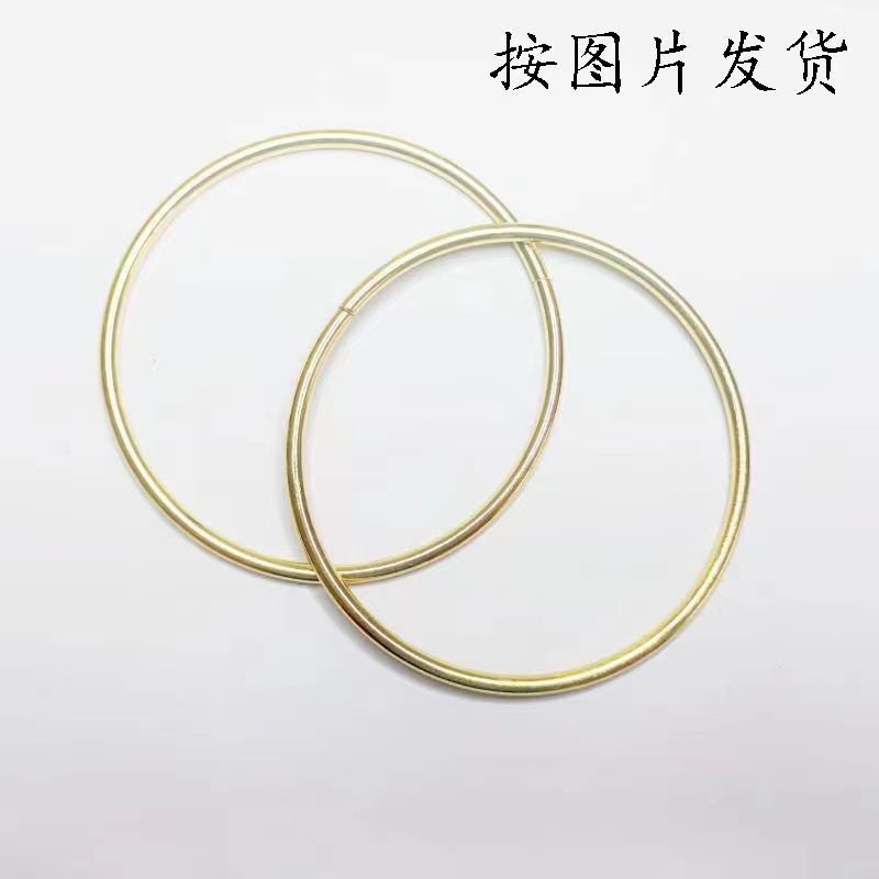 금속 원형 핸드백 1쌍