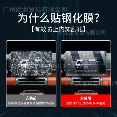 Leopard Titanium 7 Instrument Navigation Screen, Car interior film