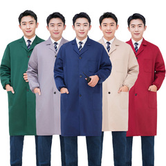 厚手のブルーコート作業服長袖工装迷彩防塵服カバー運搬労働保護服防塵工場服