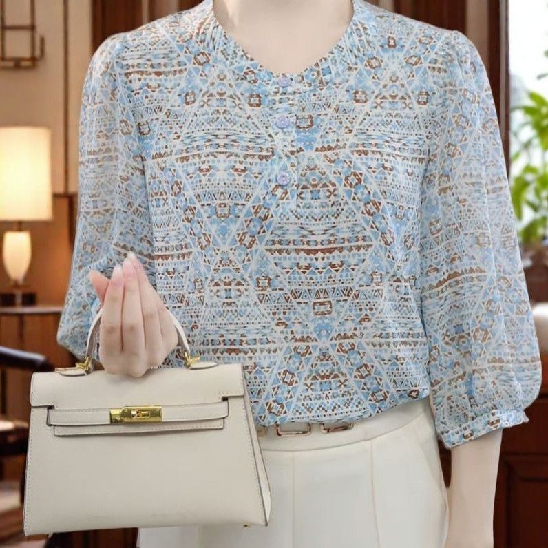 时尚轻奢百搭气质衬衫女2025新款减龄遮肉显瘦衬衣高级感外穿上衣