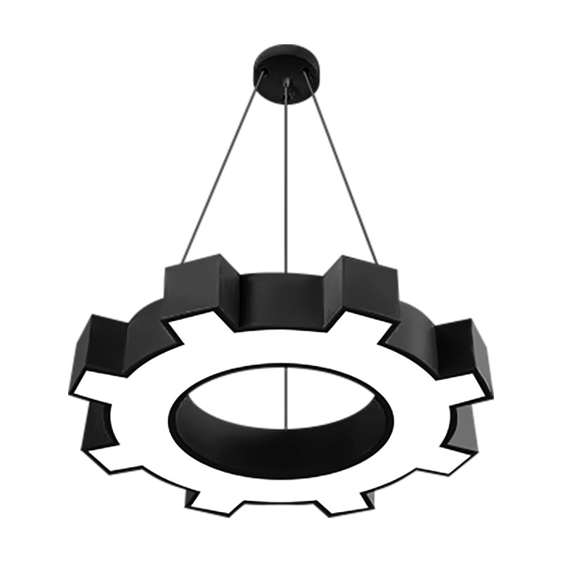 lámparas de herramientas led engranajes de modelado candelabros oficina gimnasio salón de baile supermercado tiendas comerciales viento industrial