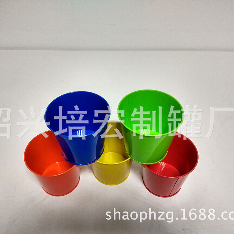 供应多规格马口铁储水桶多肉鲜花干花种植花盆酒吧啤酒冰桶