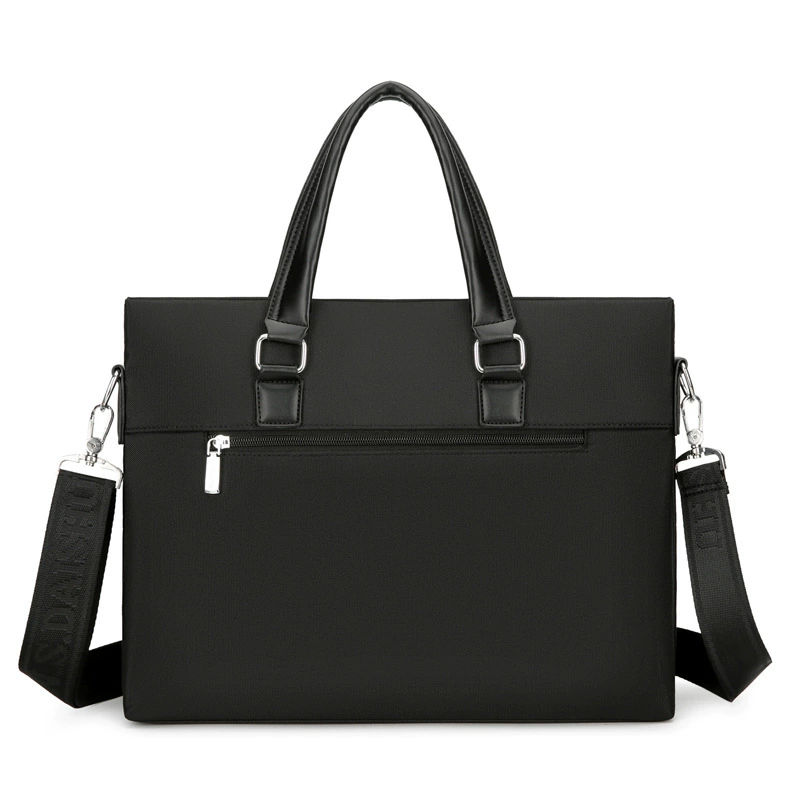 Men's capacious shoulder bag for folders, oxford cloth