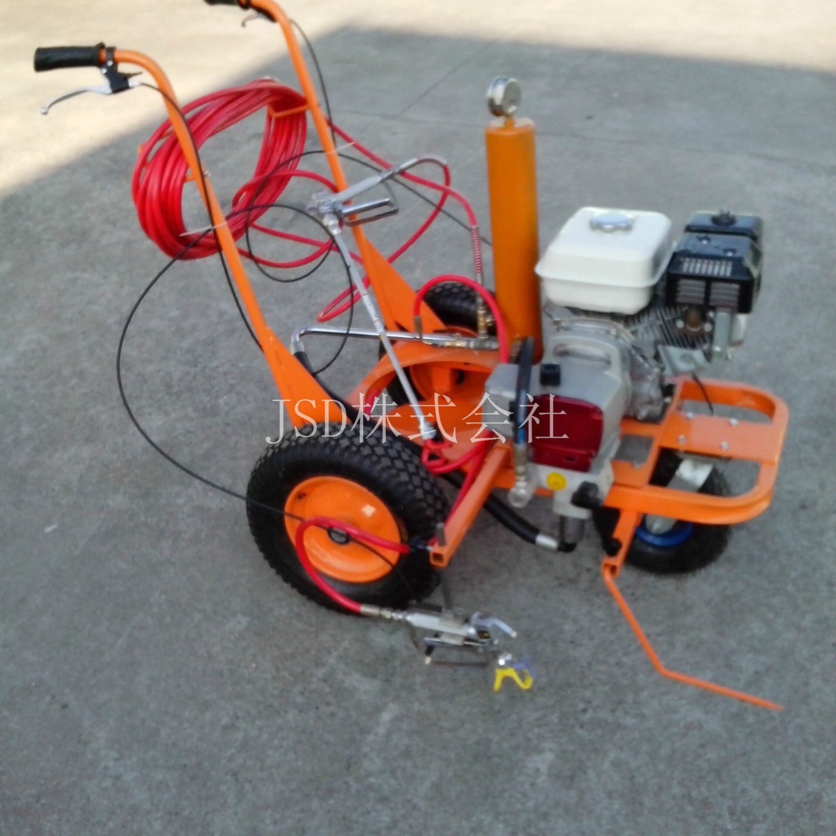 手推冷喷标线机道路划线机，路面划线机