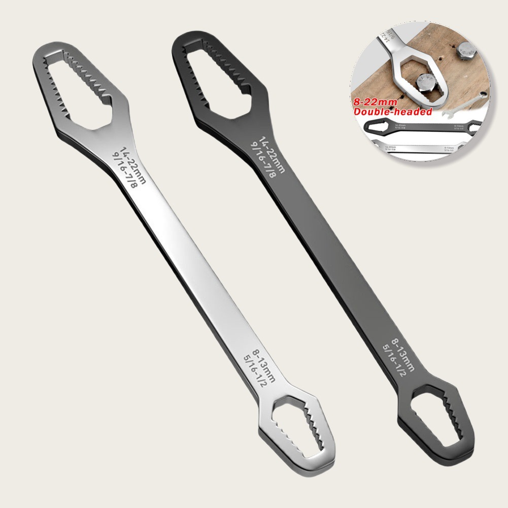 德国手动工具万能扳手批发8-22mm可自紧调节厂家直供现货梅花扳手