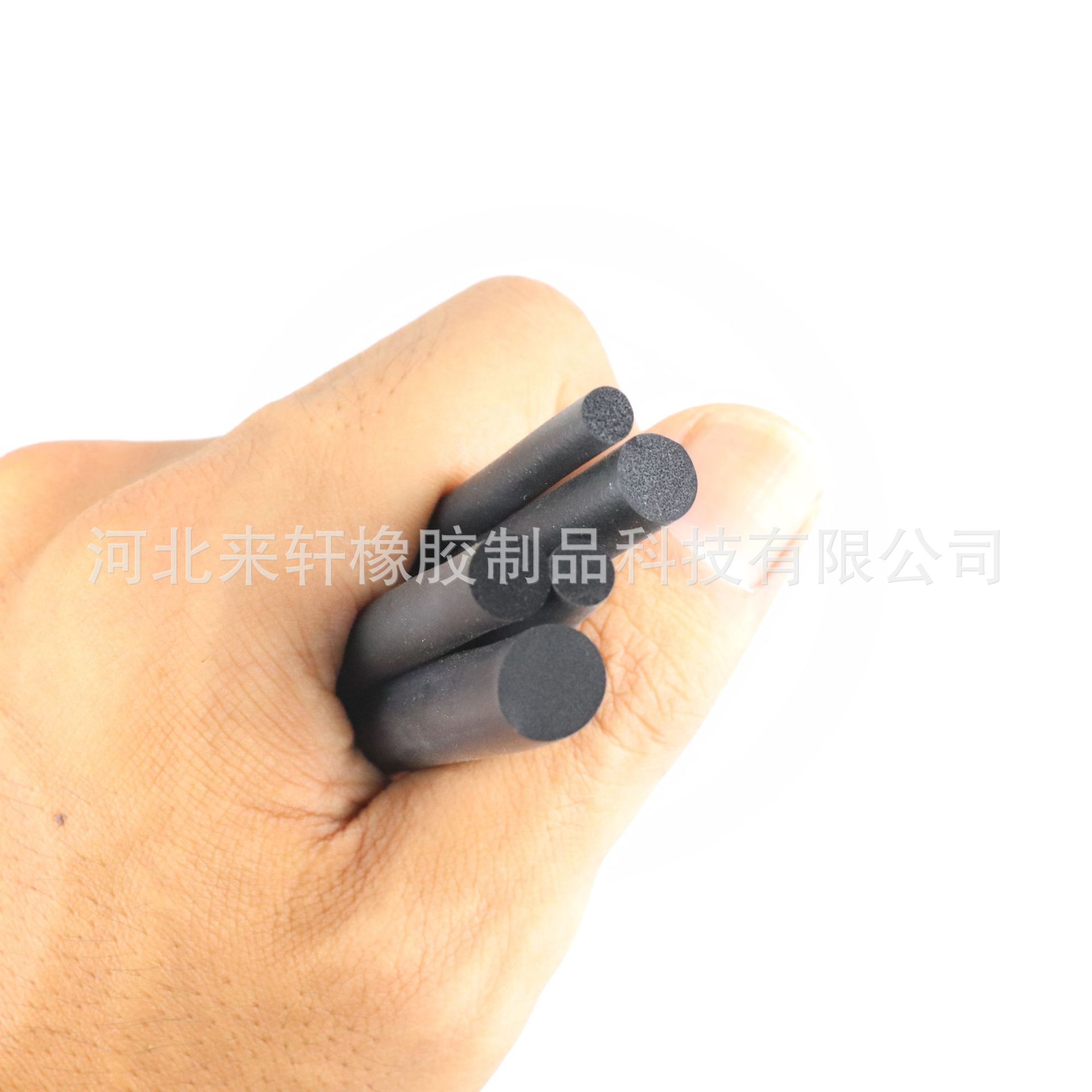 三元乙丙O型圆柱实心发泡海绵耐高温圆条橡胶密封条