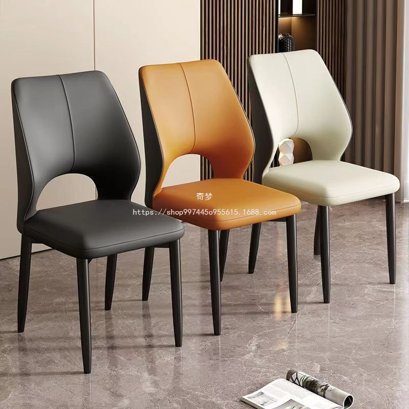 Qimeng Hotel Chair Light Luxury Dining Chair Home Casual Restaurant Dining Table Chair Casual Scandinavian Back Chair Modern Stool Qimeng Hotel Chair Light Luxury Dining Chair Home Casual Restaurant Dining Table Chair Casual Scandinavian Back Chair Modern Stool