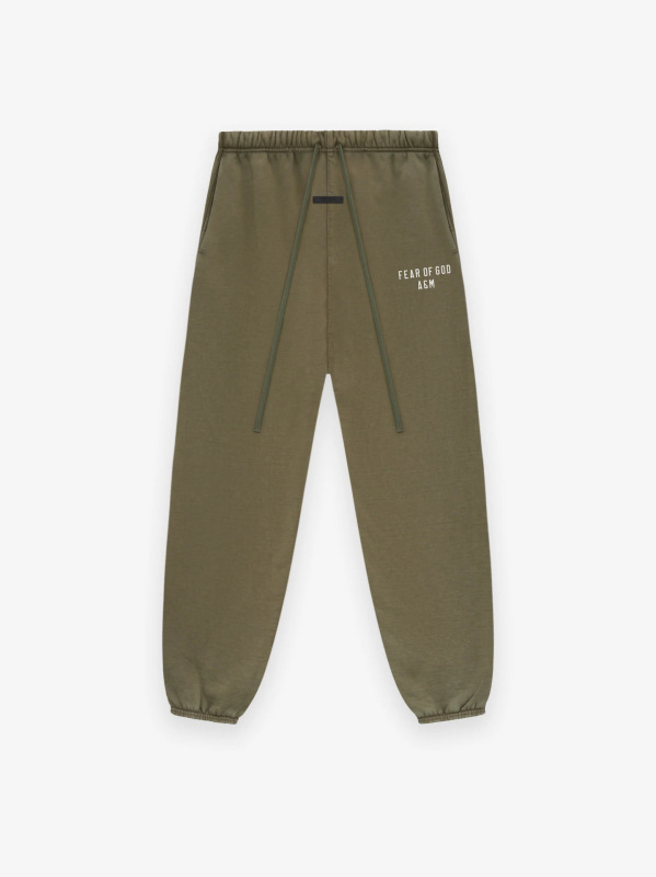 FOG FEAR OF GOD トレンディなベルベットのダブルレタープリントラウンドネックスウェットシャツカジュアルメンズとレディーススウェットシャツ|undefined