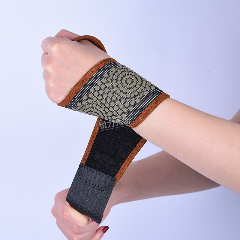 Paño magnético pulsera de infrarrojo lejano hombres y mujeres deportes fitness protector de muñeca transpirable cálido equipo de protección ajenjo pulsera deportiva