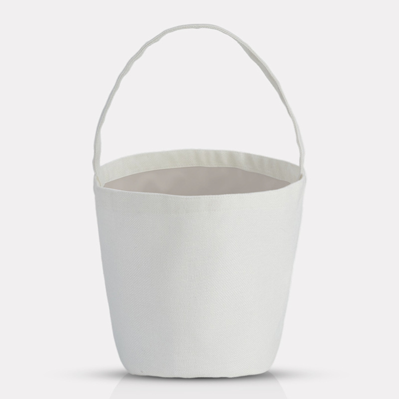 Bolsa de balde portátil de Halloween pascua caramelo multicolor 380g algodón cáñamo bolsa de regalo personalizada xqds0405a