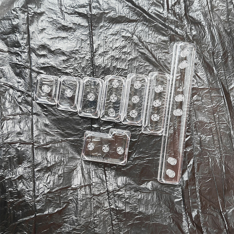 Cross-Border Pc Material Transparent Glossy Moa Height Ball Cap Mechanical Keyboard Size Key Replacement Personalized Light Transmission